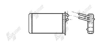 Radiador de forno (de aquecedor) VAN Wezel 03006097 preço, a partir de 28,56 USD