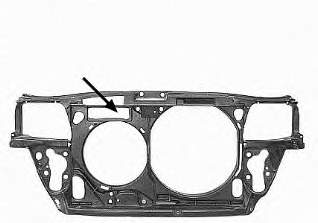 Suporte do radiador montado (painel de montagem de fixação das luzes) VAG 8D0805594AR preço, a partir de 222,52 USD