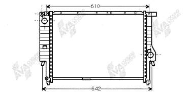 Radiador de esfriamento de motor BMW 17112244753 preço, a partir de 129,55 USD