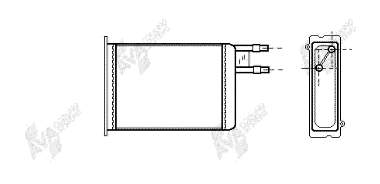 Radiador de forno (de aquecedor) VALEO 812141 preço, a partir de 19,84 USD