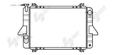 Radiador de esfriamento de motor Nissan Patrol SUV (K260) (1986 - 1994) 