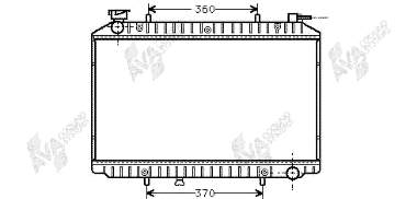 214109C101 Nissan/Infiniti Radiador de esfriamento de motor