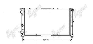 Radiador de esfriamento de motor Nissens 61859 preço, a partir de 100,38 USD