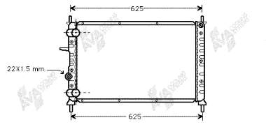 Radiador de esfriamento de motor NRF 58190 preço, a partir de 91,60 USD