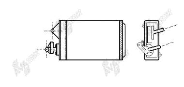 Radiador de forno (de aquecedor) Fiat/Alfa/Lancia 5943154 preço, a partir de 31,41 USD