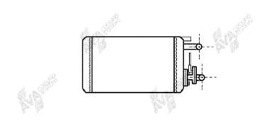 Radiador de forno (de aquecedor) Fiat/Alfa/Lancia 60779470 preço, a partir de 24,71 USD