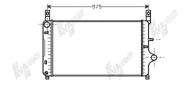 Radiador de esfriamento de motor Ford 1654325 preço, a partir de 42,56 USD
