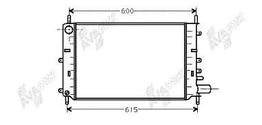 Radiador de esfriamento de motor Ford 1671822 preço, a partir de 62,26 USD