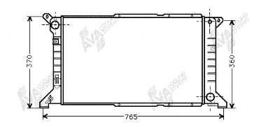 Radiador de esfriamento de motor Ford 1671826 preço, a partir de 106,85 USD