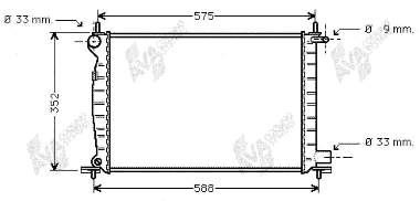Radiador de esfriamento de motor Ford 1001860 preço, a partir de 59,59 USD