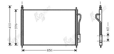 Radiador de aparelho de ar condicionado Ford XS4H8C342DB preço, a partir de 44,27 USD