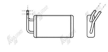 Radiador de forno (de aquecedor) Ford 1113755 preço, a partir de 40,70 USD