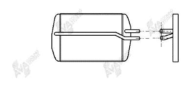 Radiador de forno (de aquecedor) Dasis 099260N preço, a partir de 47,39 USD