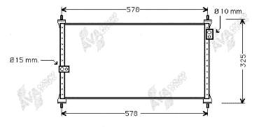 94288 Nissens Radiador de aparelho de ar condicionado