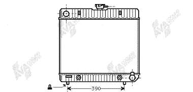 1235011201 Mercedes Radiador de esfriamento de motor