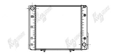 Radiador de esfriamento de motor Mercedes 1245008703 preço, a partir de 111,24 USD
