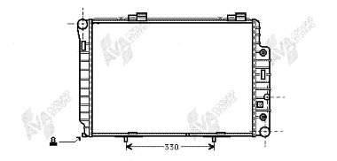Radiador de esfriamento de motor Mercedes A2025003203 preço, a partir de 112,37 USD