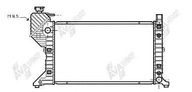 Radiador de esfriamento de motor Mercedes A9015003400 preço, a partir de 231,11 USD