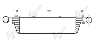 Radiador de intercooler Mercedes 2105001700 preço, a partir de 52,73 USD