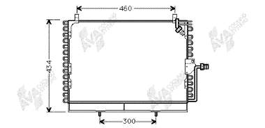 Radiador de aparelho de ar condicionado Mercedes A1248301370 preço, a partir de 120,06 USD
