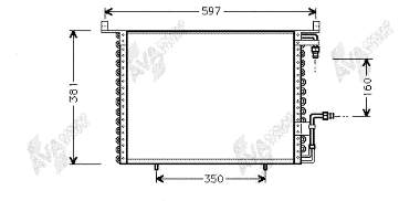 Radiador de aparelho de ar condicionado Mercedes A2018302870 preço, a partir de 177,86 USD