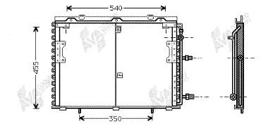 Radiador de aparelho de ar condicionado Mercedes 1408300570 preço, a partir de 109,82 USD