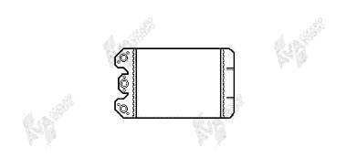 0028353001 Mercedes Radiador de forno (de aquecedor)