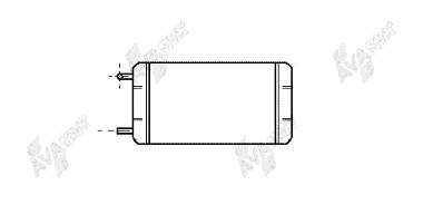 Radiador de forno (de aquecedor) Mercedes A0028356201 preço, a partir de 44,73 USD