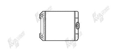 Radiador de forno (de aquecedor) Mercedes A0028355301 preço, a partir de 39,19 USD