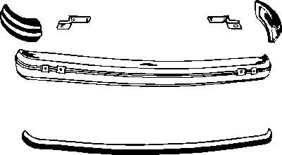 Pára-choque traseiro Mercedes E  W123