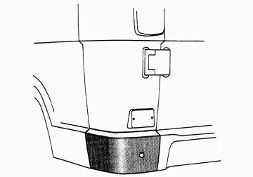 A6018850303 Mercedes Pára-choque traseiro, parte direita