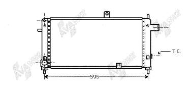 Compre 58675 NRF Radiador de esfriamento de motor