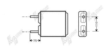 812148 VALEO Radiador de forno (de aquecedor)