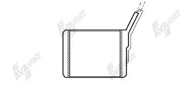 94327444 Opel Radiador de forno (de aquecedor)