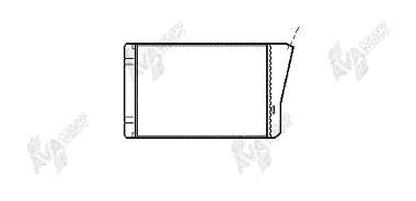 Radiador de forno (de aquecedor) Opel 1618026 preço, a partir de 23,69 USD