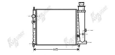 Compre 58714 NRF Radiador de esfriamento de motor