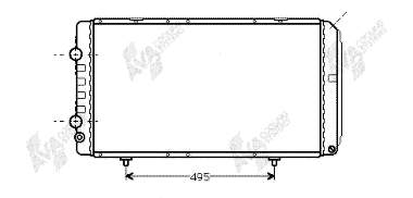 Radiador de esfriamento de motor VALEO 731611 preço, a partir de 95,72 USD