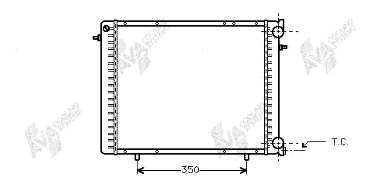 Radiador de esfriamento de motor Renault (RVI) 7703074125 preço, a partir de 73,37 USD
