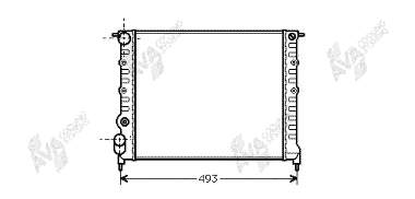 Radiador de esfriamento de motor Renault (RVI) 7700786444 preço, a partir de 56,49 USD
