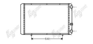 Radiador de esfriamento de motor Polcar 6040082 preço, a partir de 73,26 USD