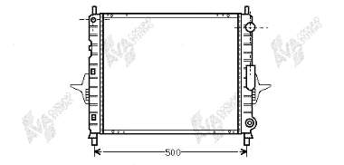 Radiador de esfriamento de motor Renault (RVI) 7701038688 preço, a partir de 90,13 USD