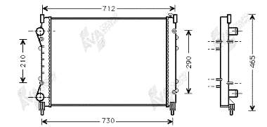 Radiador de esfriamento de motor Denso DRM23024 preço, a partir de 177,83 USD