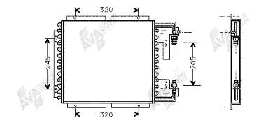  Radiador de aparelho de ar condicionado Renault Clio I сaixa (S57) (1991 - 1998) I