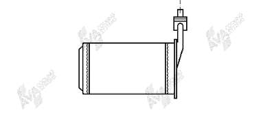 Radiador de forno (de aquecedor) VAN Wezel 43006101 preço, a partir de 31,96 USD