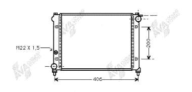 Radiador de esfriamento de motor Nissens 64003 preço, a partir de 57,85 USD