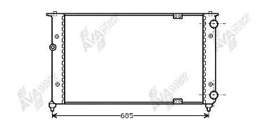 Radiador de esfriamento de motor VAG 6K0121253A preço, a partir de 55,98 USD