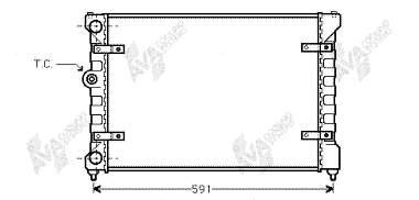 Radiador de esfriamento de motor VAG 6K0121253J preço, a partir de 36,52 USD