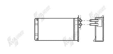 Radiador de forno (de aquecedor) Seat Ibiza I 021A