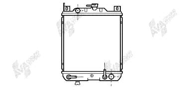 Compre 550077 NRF Radiador de esfriamento de motor