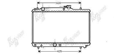 Radiador de esfriamento de motor Suzuki 1770060G01000 preço, a partir de 78,32 USD